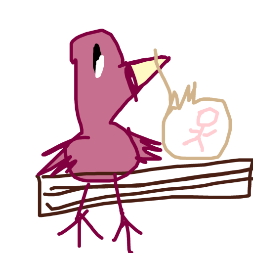 Stork drawing by red-ink-mind