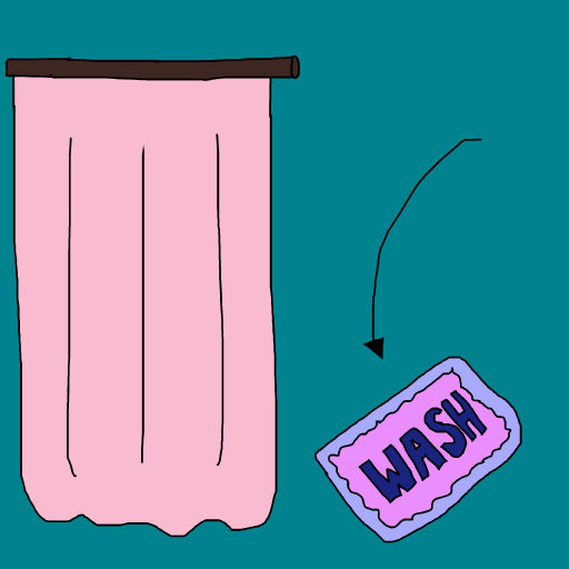 Bath Mat drawing by krissywissy