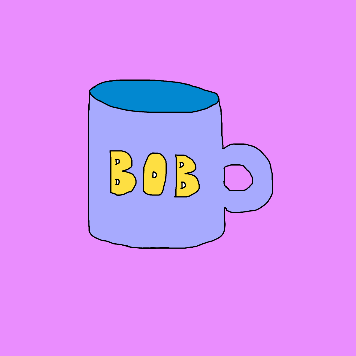 Cup drawing by krissywissy