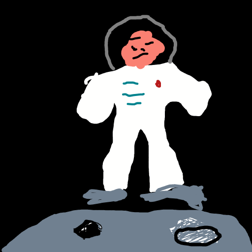 Spacesuit drawing by last-dark-might