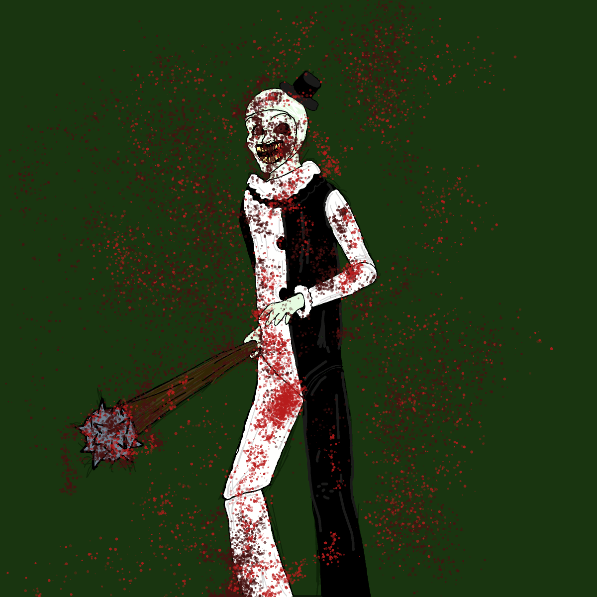 Terrifier drawing by tris - art _ wow