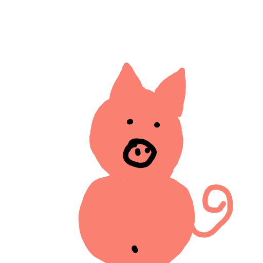 Piglet drawing by base-just-king