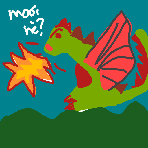 Dragon drawing by tekentrutxxx