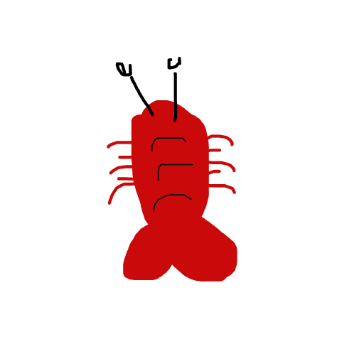 Lobster drawing by fine-happy-soul