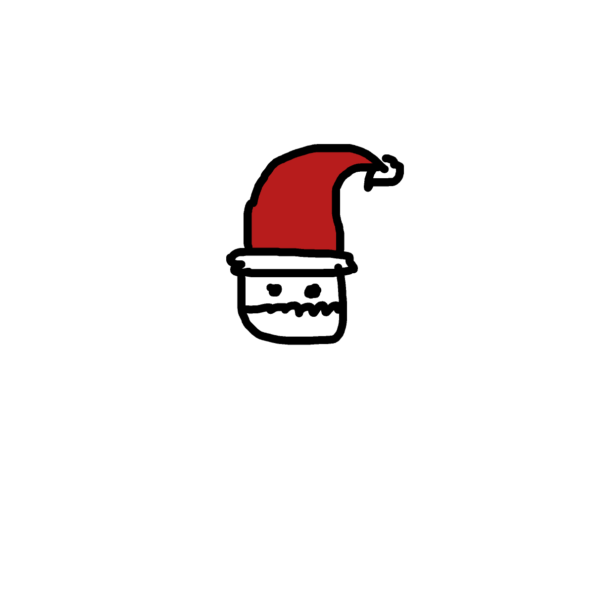 Santa drawing by brass-sage-way