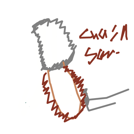 Chainsaw drawing by lime-sea-dream