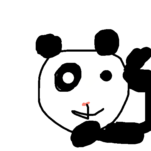 Panda drawing by dusk-color-spire