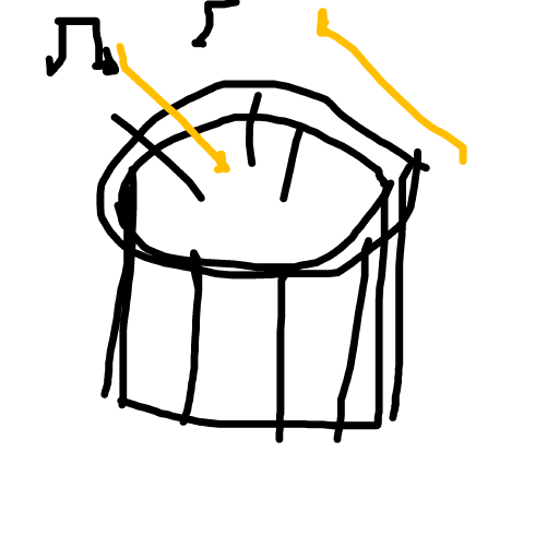 Drum drawing by troy