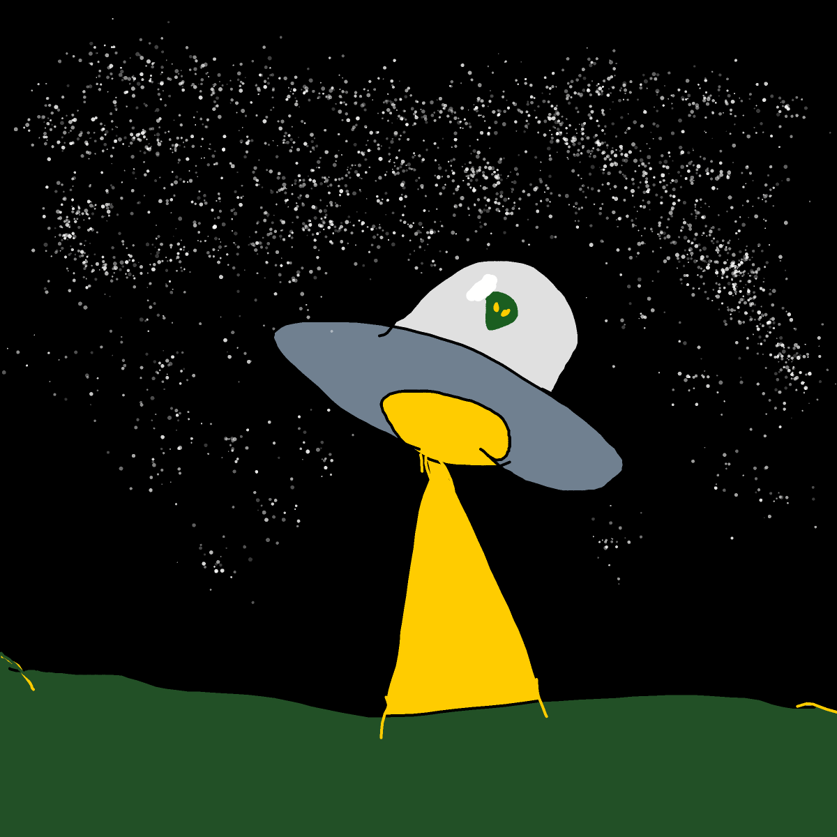 Alien drawing by mjolnirbear