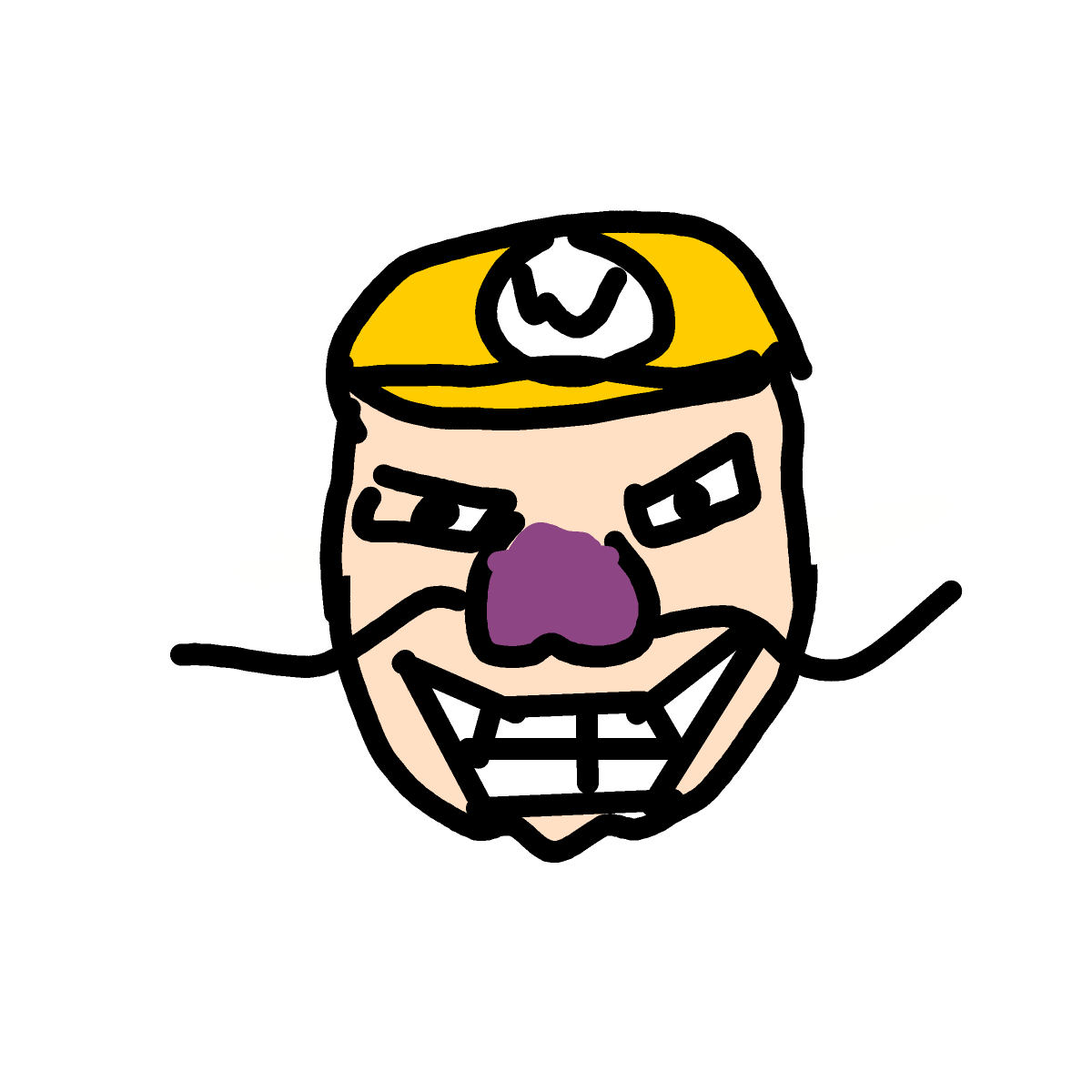 Waluigi drawing by Paladin_bud_bud