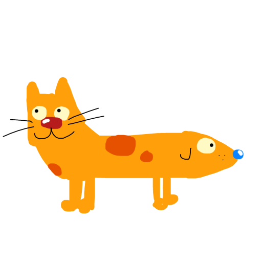 CatDog drawing by sonic-ebony-forge