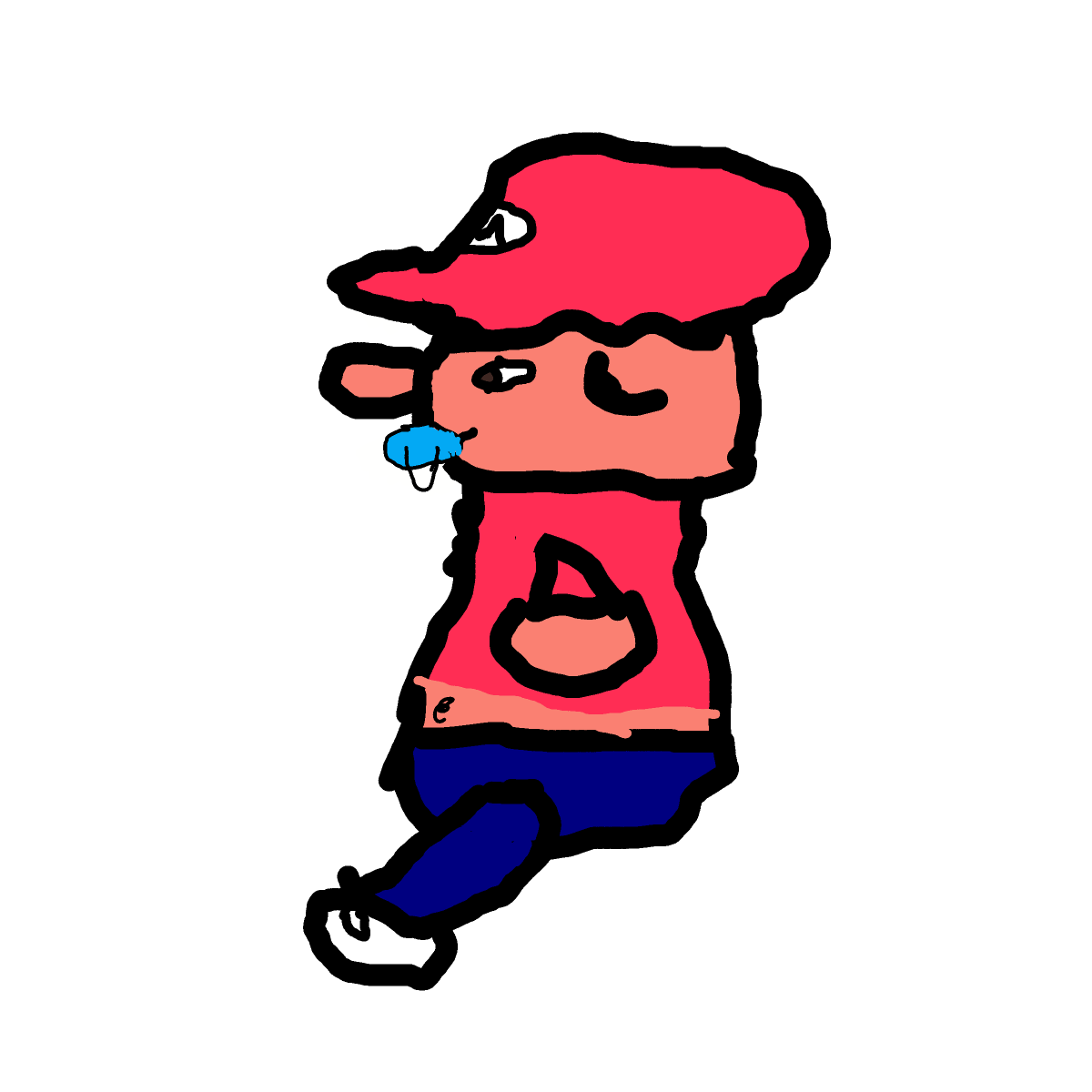 Baby Mario drawing by last-dark-might