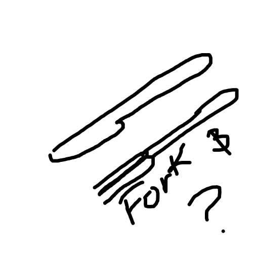 Knife drawing by adreana
