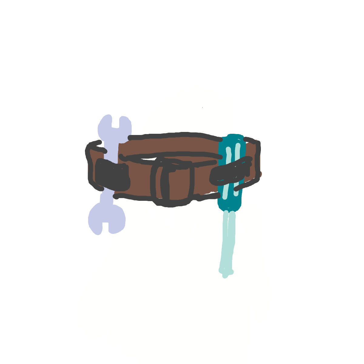 Tool Belt drawing by doublem