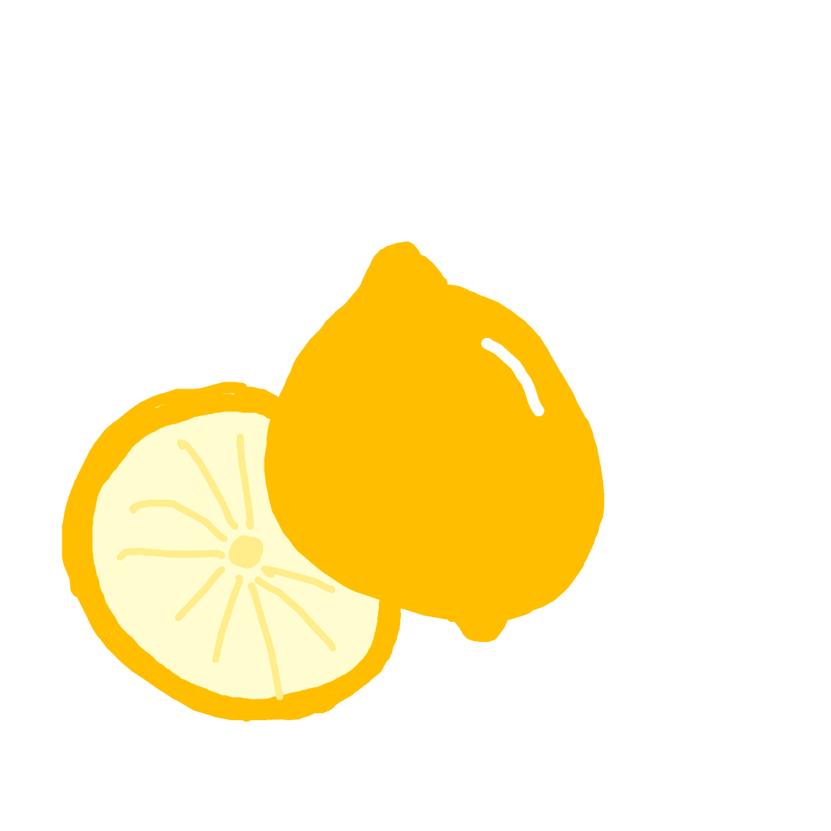 Lemon drawing by doublem