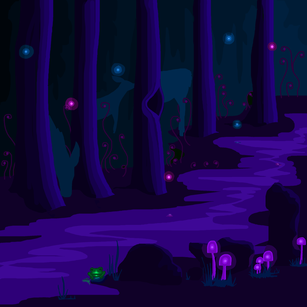 Enchanted Forest drawing by firecracker