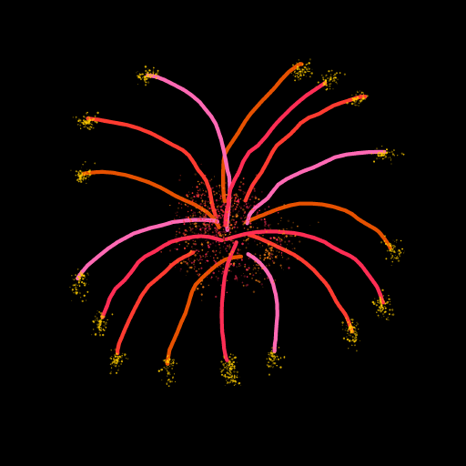 Firework drawing by j4z