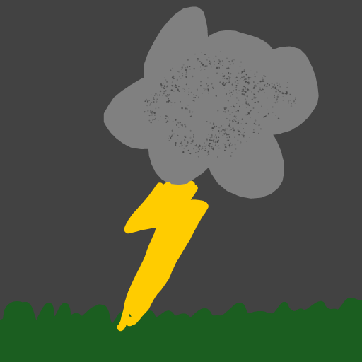 Storm drawing by Bri3