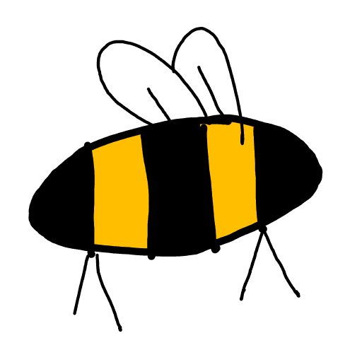 Bee drawing by Shandi