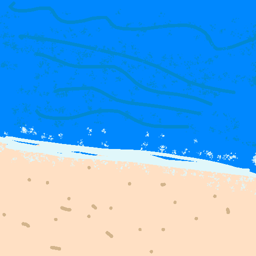 Beach drawing by macaronimiles