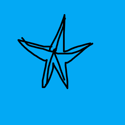 Starfish drawing by adreana