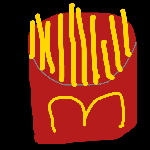 Fries drawing by draw-yo-mama