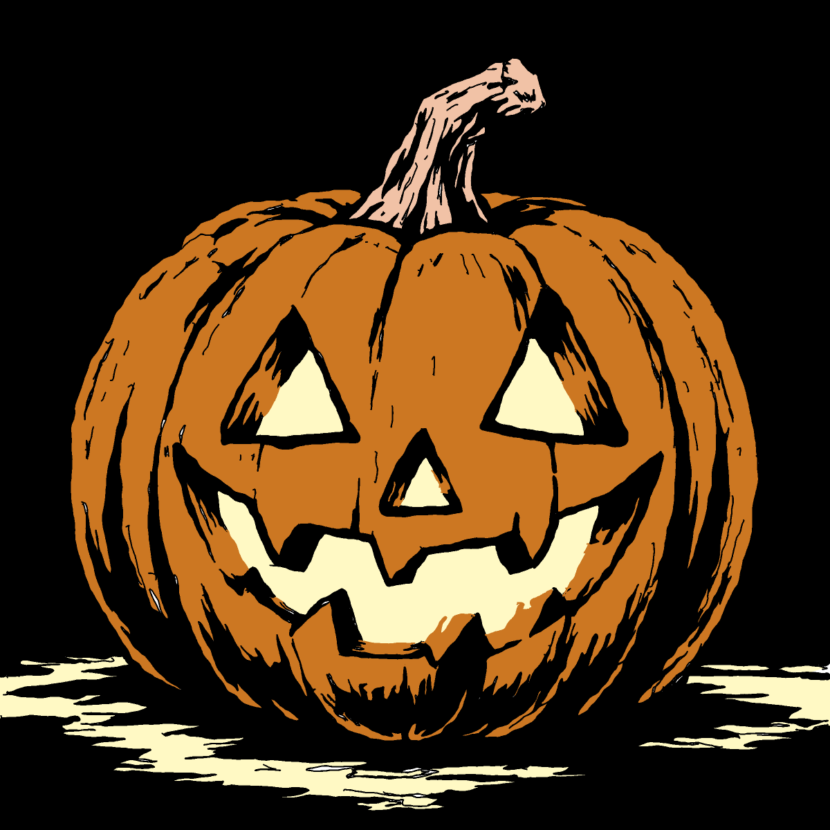 Jack-o'-Lantern drawing by Guardianoflives