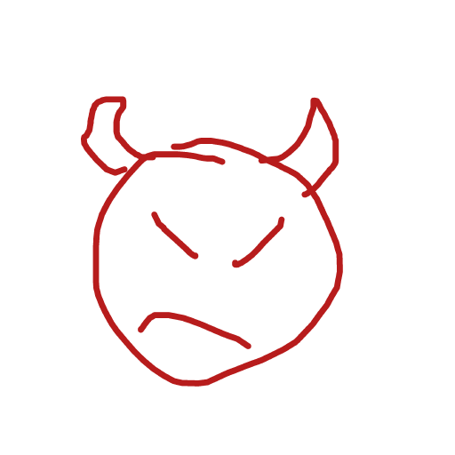 Demon drawing by alexis