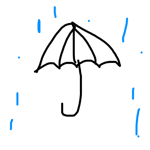 Umbrella drawing by navy-fine-loom