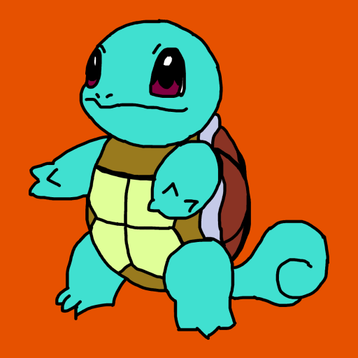 Squirtle drawing by monthra