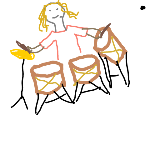 Drum drawing by omega-rich-captain
