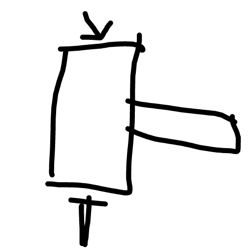 Hammer drawing by jukgaa