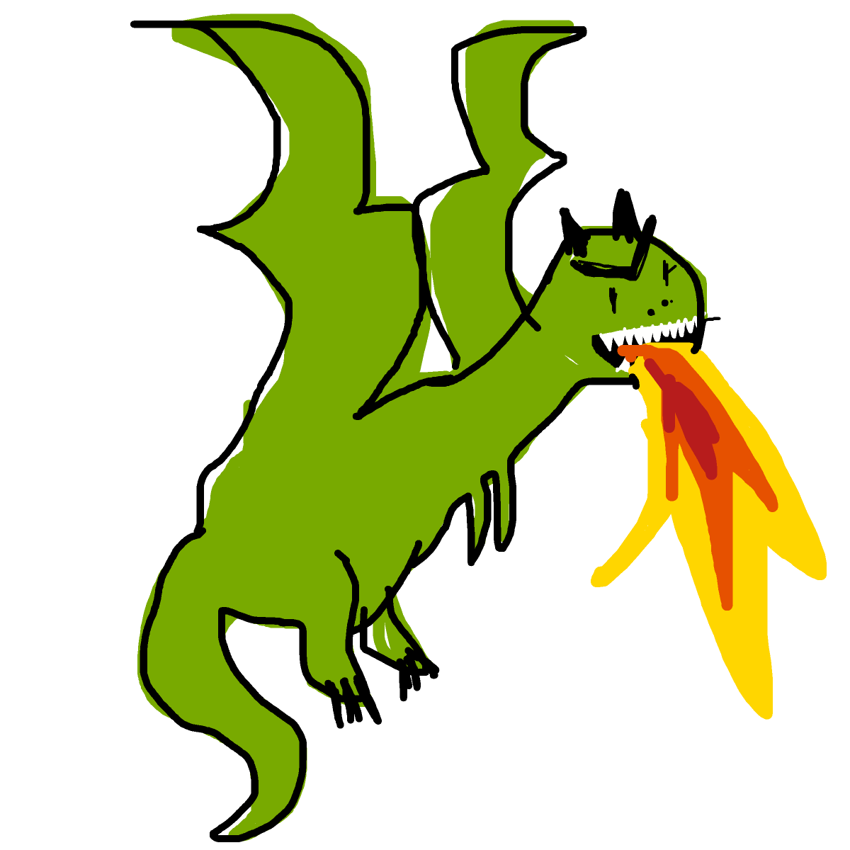 Dragon drawing by holly