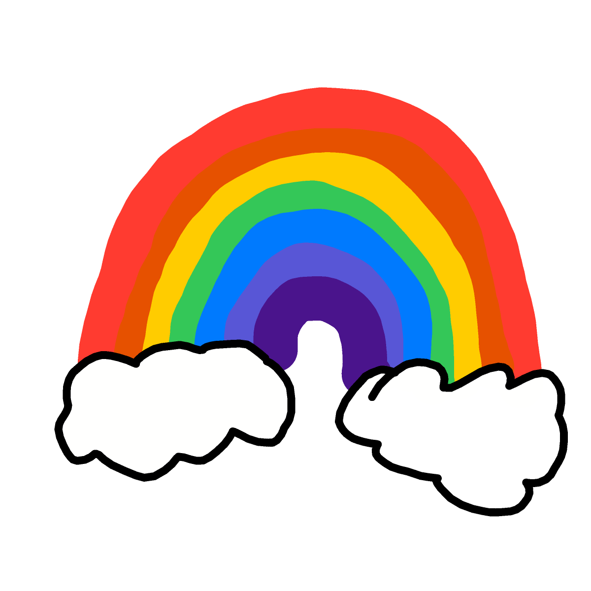 Rainbow drawing by j4z