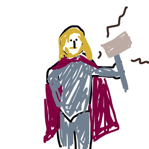 Thor drawing by free-berry-lab