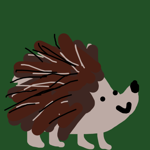 Hedgehog drawing by knoxy