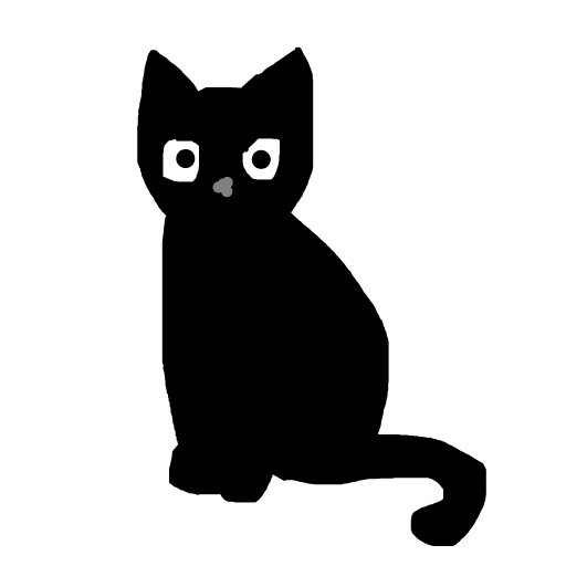 Black Cat drawing by poopy-pants