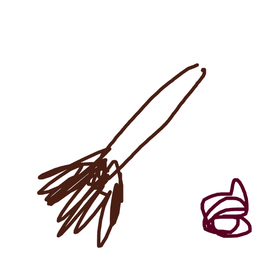 Broom drawing by cyan-bronze-net