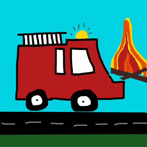 Fire Truck drawing by carla