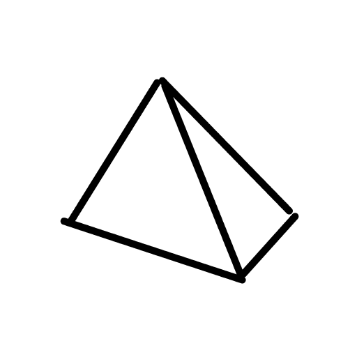 Pyramid drawing by Guardianoflives