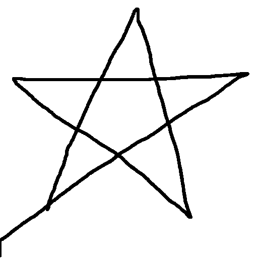 Star drawing by kboyce