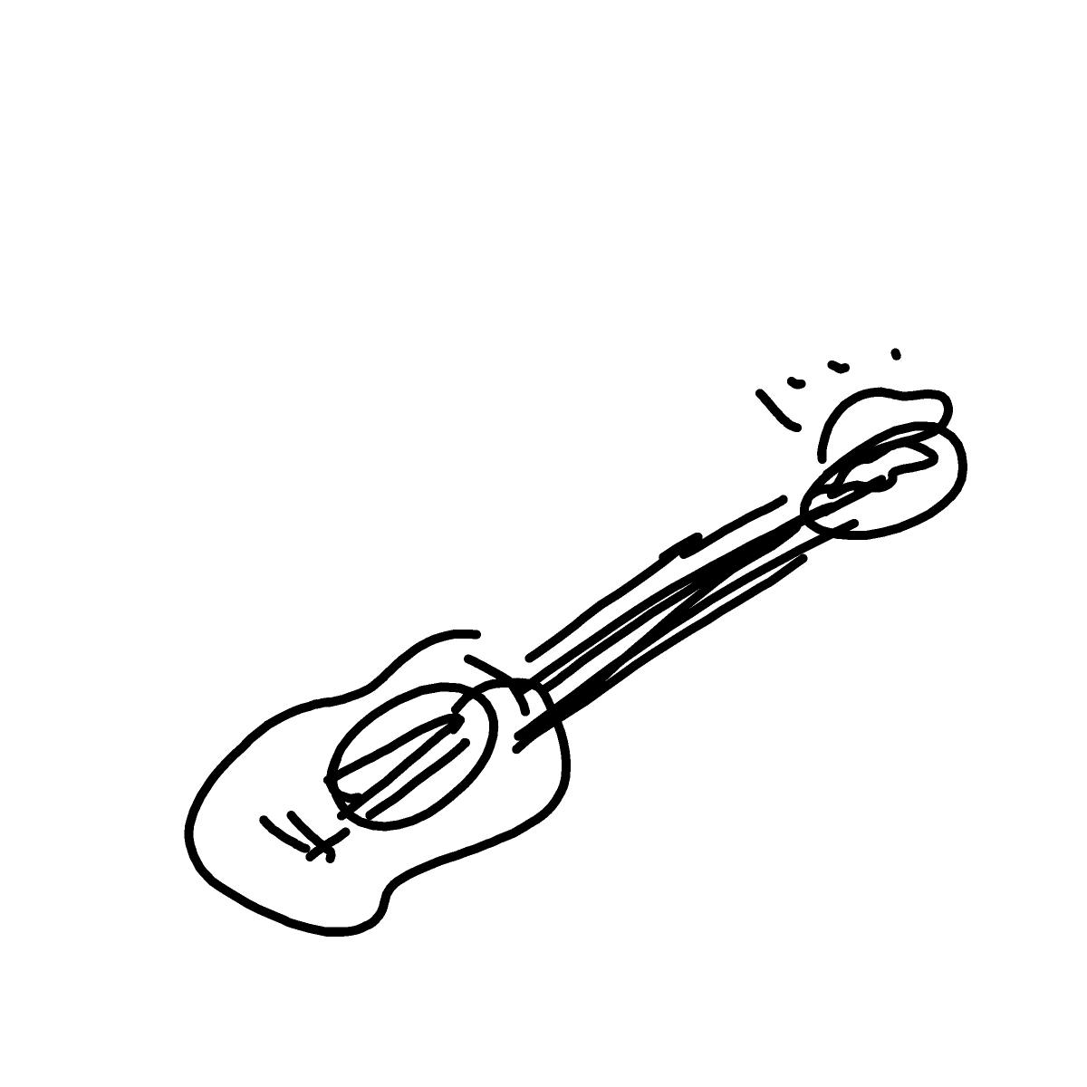 Ukulele drawing by Shew