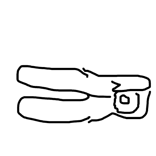 Can Opener drawing by bones