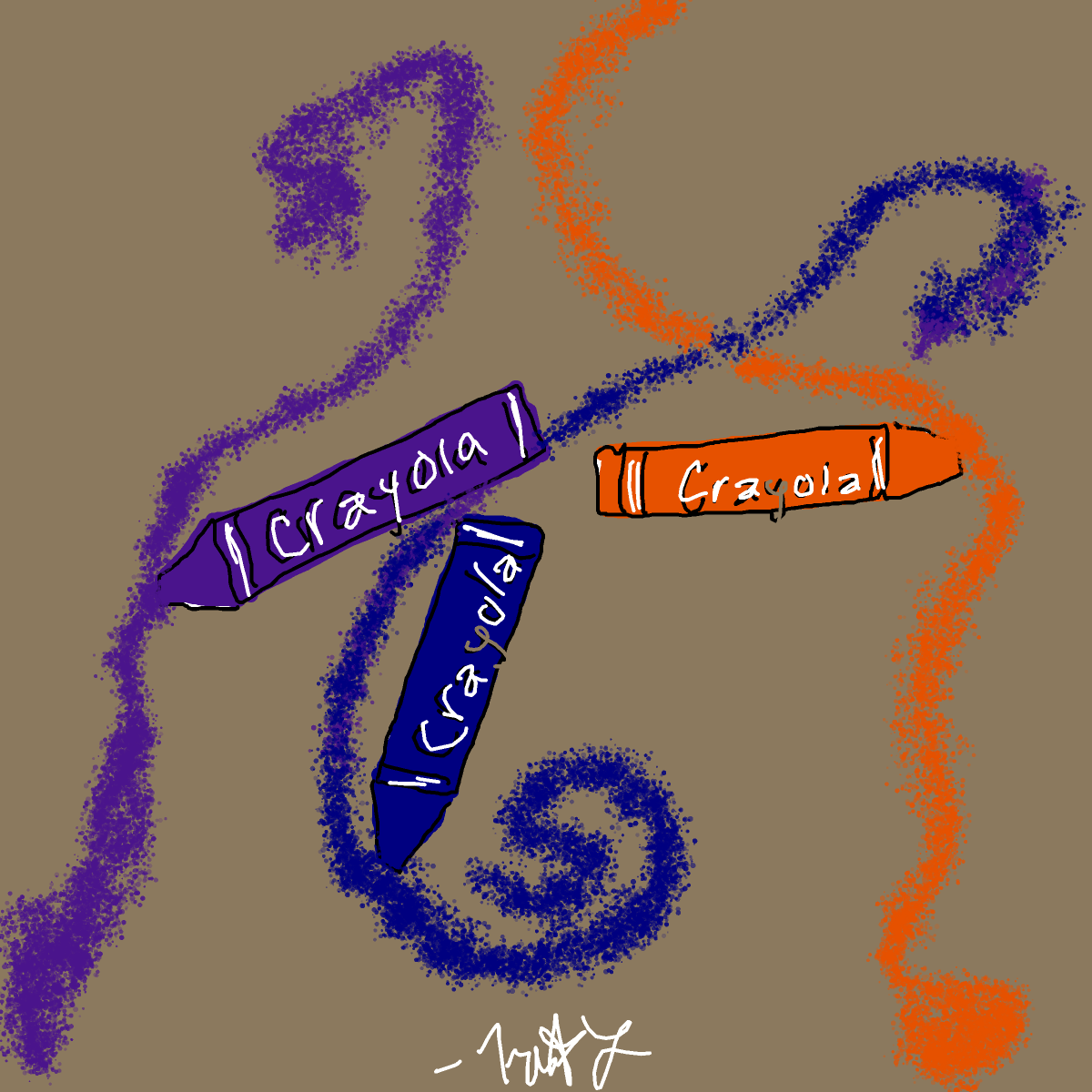 Crayon drawing by tris - art _ wow