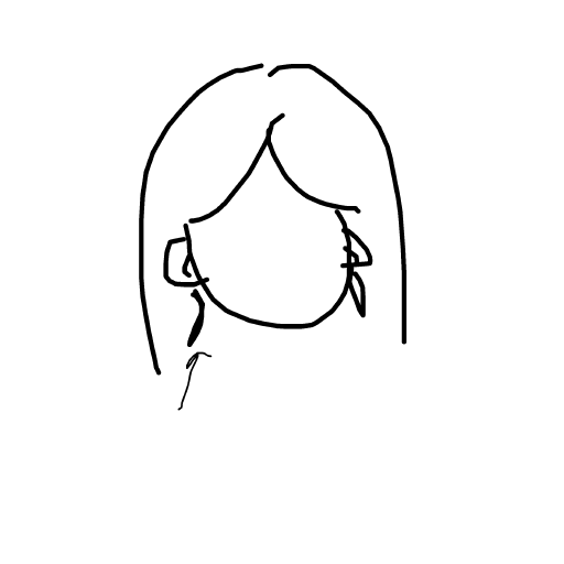 Earrings drawing by vale