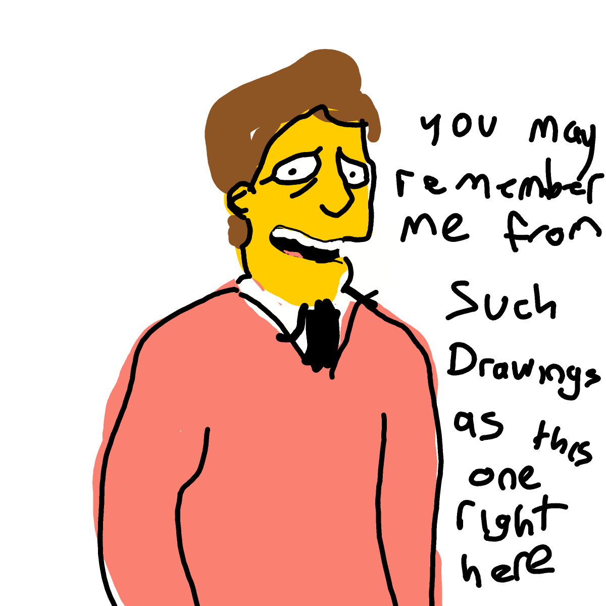 Troy McClure drawing by limanaid