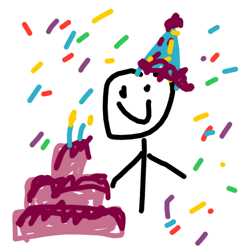 Birthday drawing by kckitty