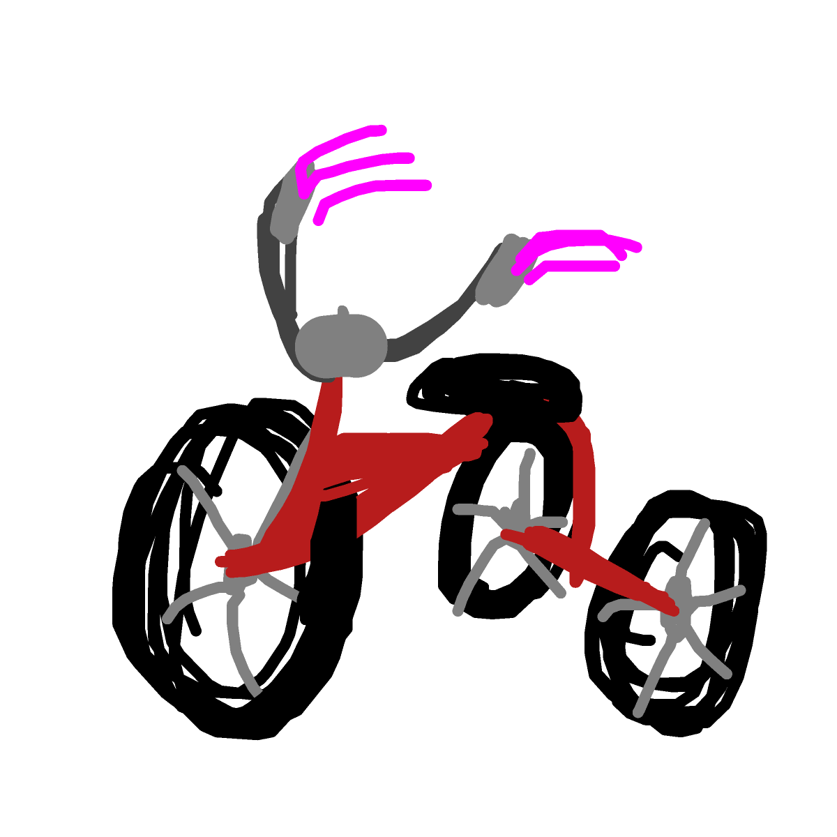 Tricycle drawing by thatladywhocooks
