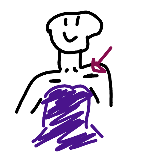 Collarbone drawing by 1singular_sensation