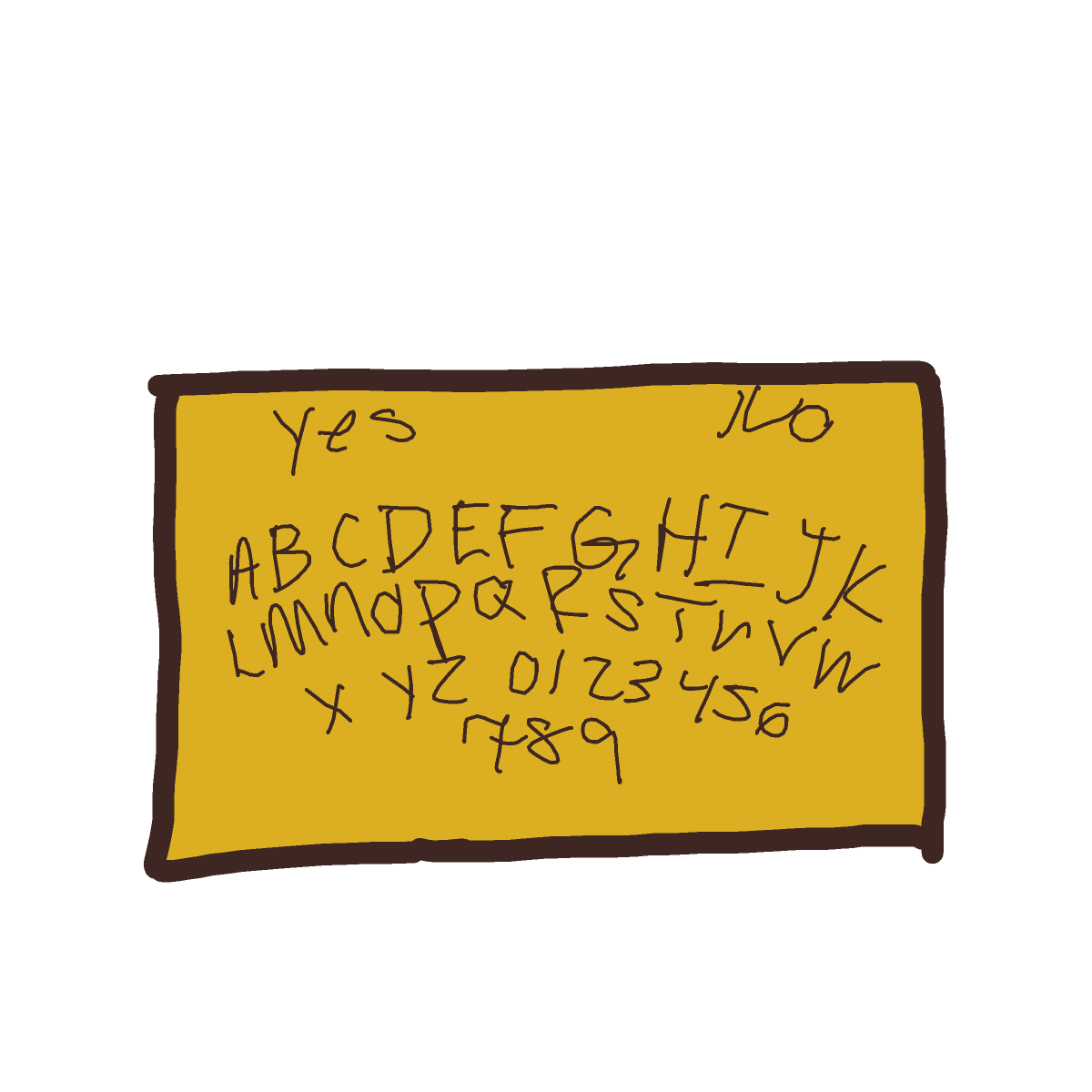 Ouija Board drawing by sage-brush-smith